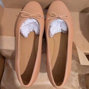 Madewell The April Ballet Flat in tan, size 6 1/2